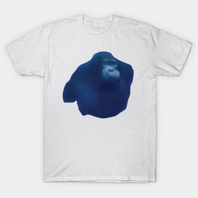 Swimming monkey T-Shirt by zuckening